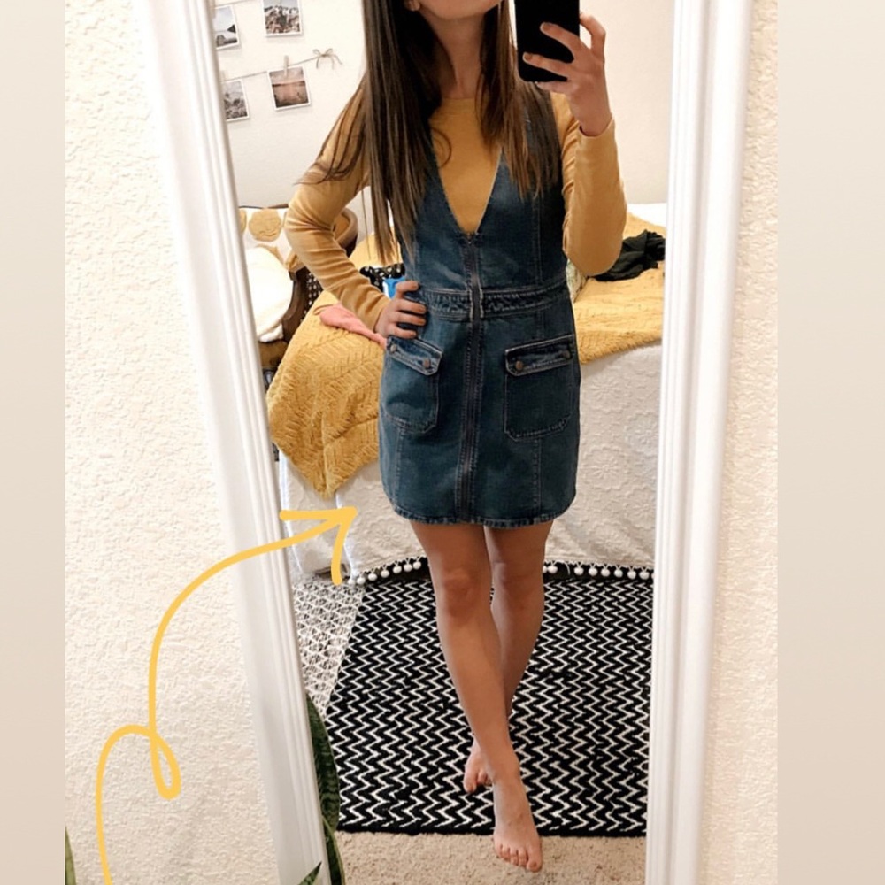✨3 for $16 Forever21 Denim Dress - Picture 1 of 8
